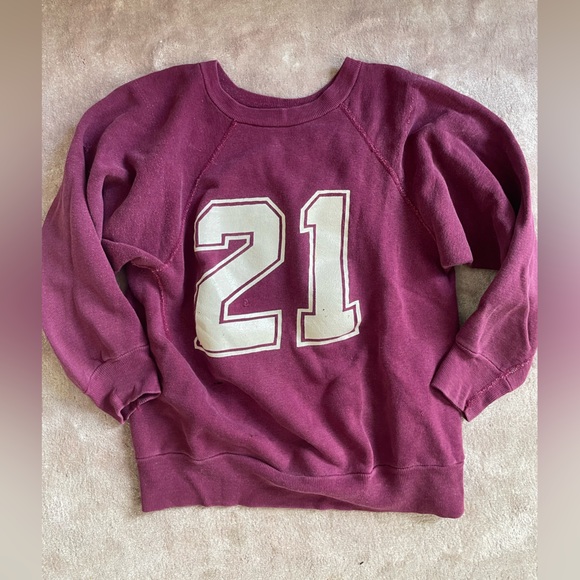Vintage 70s number 21 crewneck S - Picture 1 of 3